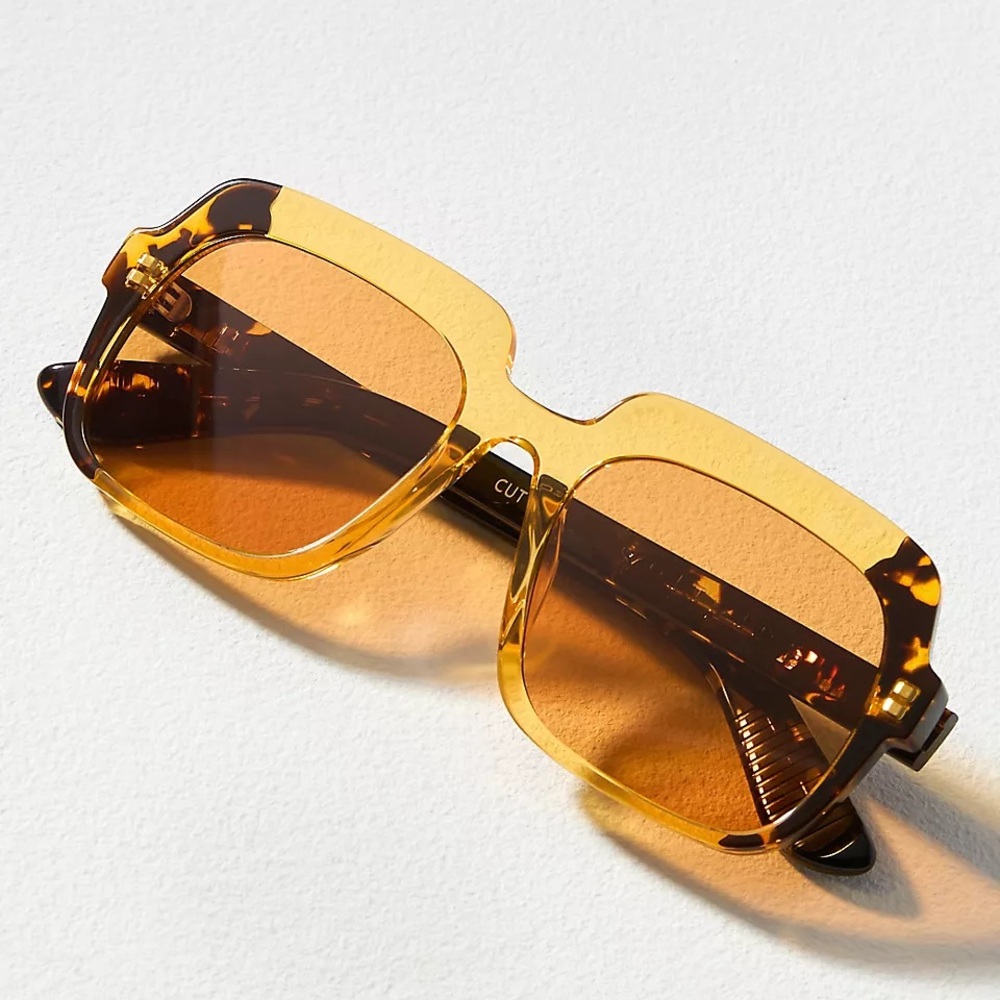 Anthropologie - Spitfire Yellow Oversized Sunglasses